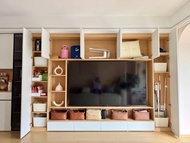 全屋訂製 可上門度尺 電視櫃 餐邊櫃Corner sideboard in the entryway 入戶鞋櫃 衣櫃 梳妝枱 吊櫃收納 客廳組合電視櫃(🚚送貨上門free delivery)收納櫃 T