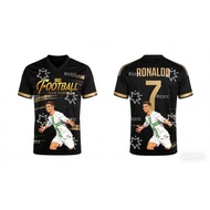 Ronaldo's No. 7 Football Jersey Club Commemorative Jersey Autumn Sports Dry Quickly Child T-Shirt Ch