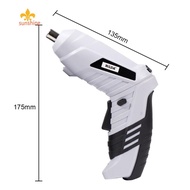 Cordless Electric Screwdriver Rechargeable Power Battery Drill with LED Light [anisunshine.sg]