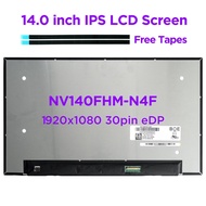 14.0 IPS laptop LCD screen NV140FHM-N4F fit NV140FHM N65 N4N N4T N140HCA-E5B B140HAN05.6 LP140WFA-SP