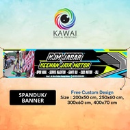 Jabar Jaya Black Motor BANNER Keenan Jaya MMT Custom BANNER 400x70