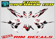 Euro flash 150 Viperman 150 full body decals