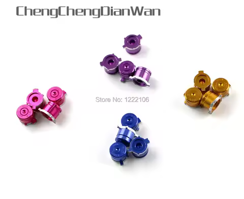 1set For PS4 PS3 Controller Aluminium ABXY Buttons