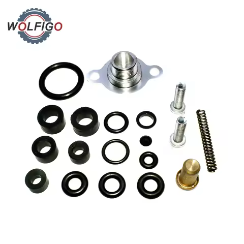 WOLFIGO Diesel Fuel Relief Pressure Spring Seal Kit For 1999-2003 Ford 7.3 7.3L Powerstroke F81Z-9C0