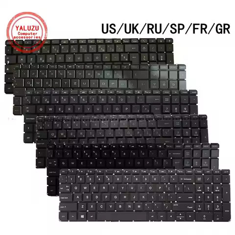 US/UK/RU/SP/FR/GR NEW Laptop Keyboard For HP 15-AB 15-AE 15-AD 15-AU 15-AK 15-AX 15-AS 15-BC 15Q-AJ 