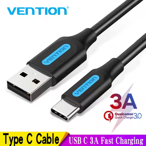 Vention USB Type C Cable Fast Charging USB 2.0 USB C 3A cable Data Cable USB Type-C charge cable for