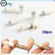 CC 10Pcs/pack Tip Protector, Slip-on 9/10/11/12/13mm Billiards Cue Tips, Durable Snooker Accessories