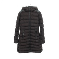 【二手】Moncler MONCLER帶帽羽絨服，4937085 BK 尼龍羽絨服，女款，二手 A