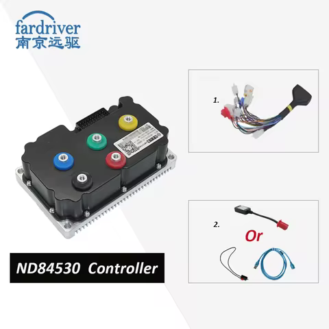FARDRIVER Controller ND84530 530A Electric Motorcycle Controller For 6000W QSMotor BLDC Programmable