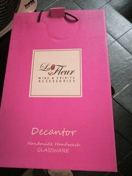 La Fleur 手工玻璃醒酒器連酒杯套裝