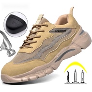 New Safety Shoes For Men Women Steel Toe Cap Work Shoes Breathable Light Shoes Men Indestructible Sa