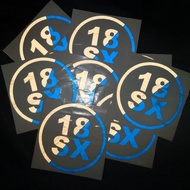 💥18 SX reflective sticker💥