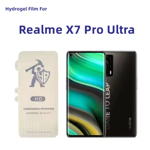 3pcs Clear Hydrogel Film For Realme X7 Pro Ultra Screen Protector For Realme X7 Pro Ultra HD Protect