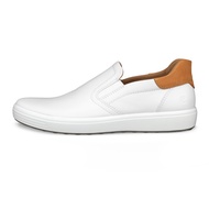ECCO SOFT 7 MEN'S LEATHER SLIP-ON SHOES
