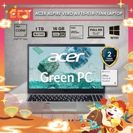Acer Aspire Vero AV15-51R-75N4 Laptop (i7-1195G7 5.00GHz,1TB SSD,16GB,Intel Iris Xe,15.6" IPS FHD,W1