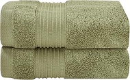 Five Queens Court Soma Washcloth 2Pc. Set, Eucalyptus, 13X13