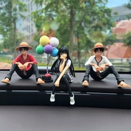One Piece Luffy & Yukino Sitting action Figure doll toys Set - A Rare Crossover Collectible, Perfect
