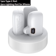 KUULAA 3PCS 20W 5000mAh Power Bank พาวเวอร์แบงค์ Charging Station Kit with Wireless Charging Station