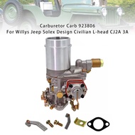 化油器923806 適用於Willys Jeep Solex Design Civilian L-head CJ2A 3A