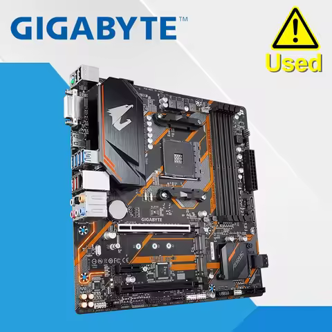 Gigabyte GA B450M AORUS ELITE AMD B450 /4-DDR4 DIMM /M.2 /USB3.1 /Micro-ATX /New / Max-64G Double Ch
