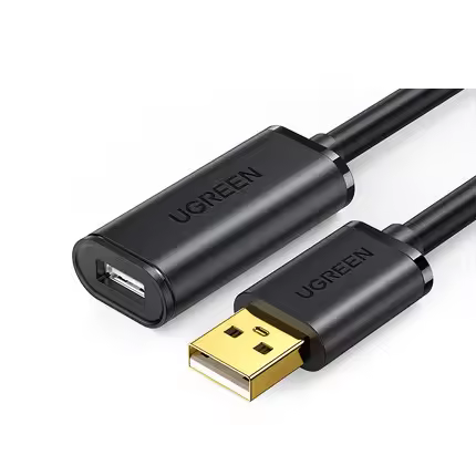 UGREEN USB Extension Cable with Signal Amplifier, USB 2.0 Extension Cable Male to Female Extender Co