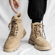 Western Cowboy Martin Boots Fashion High-top Me Shoes Worior Combat Training Shoes Desert Hiking Sho