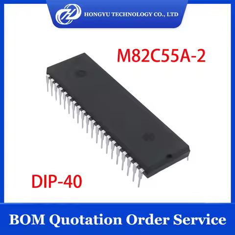 1 - 10 Pieces/Lots M82C55A-2 82C55A-2 82C55A 82C55 DIP-40 IC Chipset Stocks