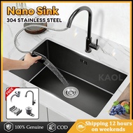 NANO Sink 304 Stainless Steel Sinki Dapur Kitchen Sink Bowl Oil resistant Scratch Resistant 水槽
