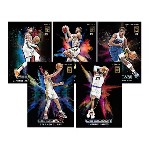 Homemade Diy Panini Basketball Star Card Wembanyama Stephen Curry James Doncic Collection Card Toys 