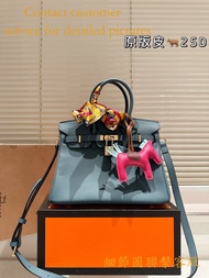 Size 25cm Gift Box Celebrity Style Lychee Pattern First Layer Togo Leather Handbag Handbag Shoulder 