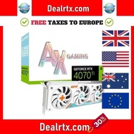 Yy USED AX GAMING 4070 4070Ti Rtx3070ti 4060 4060Ti RTX 4080 Graphic Card Video Cards Placa De Víde