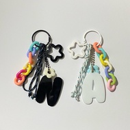Onxea.id STAR CHAIN INITIAL BAG CHARM | BAG CHARM LETTER | Keychain