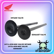 HONDA (BSH) RS150 RS V1 V2 RSX RS-X 150 - INTAKE & EXHAUST VALVE ENGINE IN EX VALVE SET (14721-K56-N