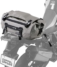DOPPELGANGER DBT511 Tarpaulin Touring Drum Bag, Waterproof Touring Bag for Motorcycles, Capacity 7.9