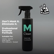 M Clean Professional Enzyme Cleaner | Urine, Pet, Vomit & Mattress Odour Remover