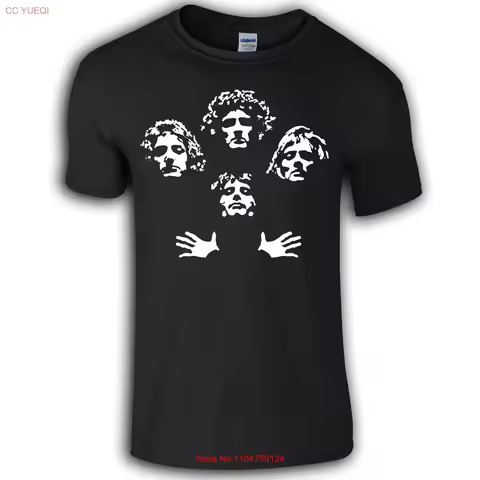 Bohemian Rhapsody Queen T Shirt 70s 80s Rock Retro vintage Washed streetwear Slightly homme fashion 