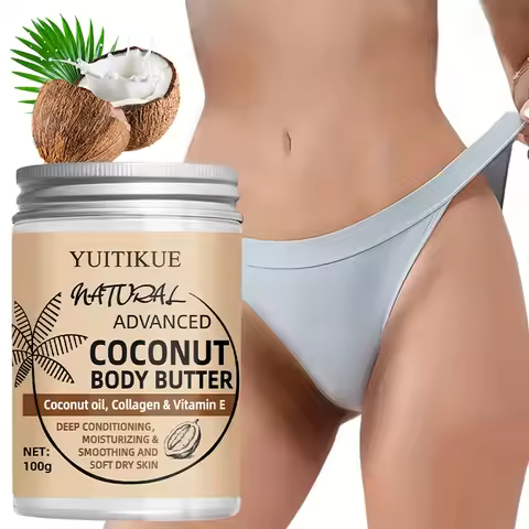 Advanced Coconut Body Butter 100g - Creamy Texture for Easy Absorption, Deeply Moisturizes & Smooths
