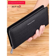 dompet kulit lelaki original dompet lelaki dompet lelaki kulit original Paul Men's Long Leather Busi