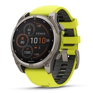 Garmin Fenix 8 Sapphire Dual Power Multi-Sport GPS Watch - 47mm/51mm Models with Solar Charging, Lon