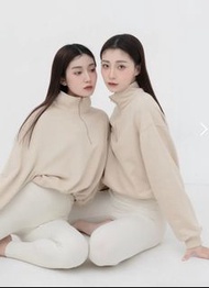 Popobutt 牛奶白瑜伽褲 S
