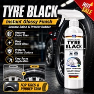 [Restore & Shine]【Instant Glossy Finish】Car Tire Blackener Restores Shine & Protects Rubber - Tire S