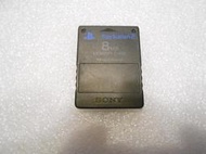 SONY PS2 原廠 8M記憶卡 SCPH-10020（黑色、日本製） 【 二手良品】