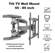 SM S65 P65 55 to 85 Inch Full Motion Cantilever TV Wall Tilt Swivel Bracket Wall Mount 2873.1