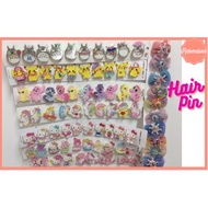 2D Hair  Pin (Totoro, Pikachu, Hello Kitty, Unicorn, Frozen &etc)