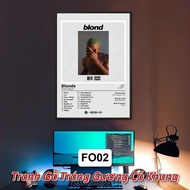 Frank Ocean, Eminem, J. Cole - Music Album Poster with Frame Wall Hanging Decor Living Room Bedroom 