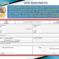 LEMBAR POS REMITTANCE WESEL