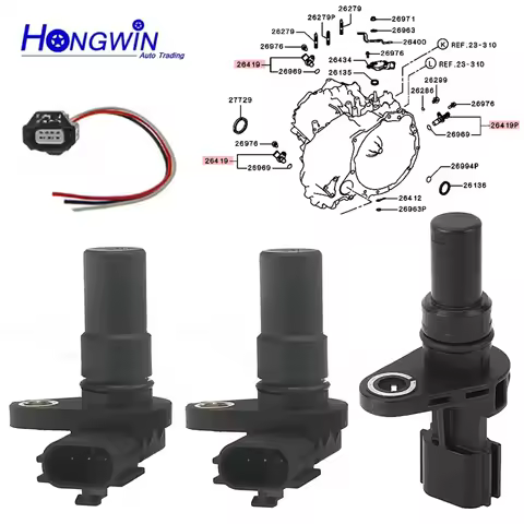 3Pcs Input Output Transmission Speed Sensor For Nissan Altima Infiniti CVT CVT7 RE0F11A JF015E 31935