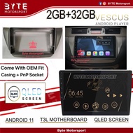 VESCUS [2+32] DSP 4G Sim Octa-Core Processor QLED Screen Mitsubishi Evo 7/8/9 Android Player T3L / T