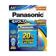 Panasonic Evolta AA × 4 Premium Alkaline Battery, AA(2A) LR6