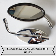 Spion Motor MSX H3193 Chrome Spion Motor Oval H + Y